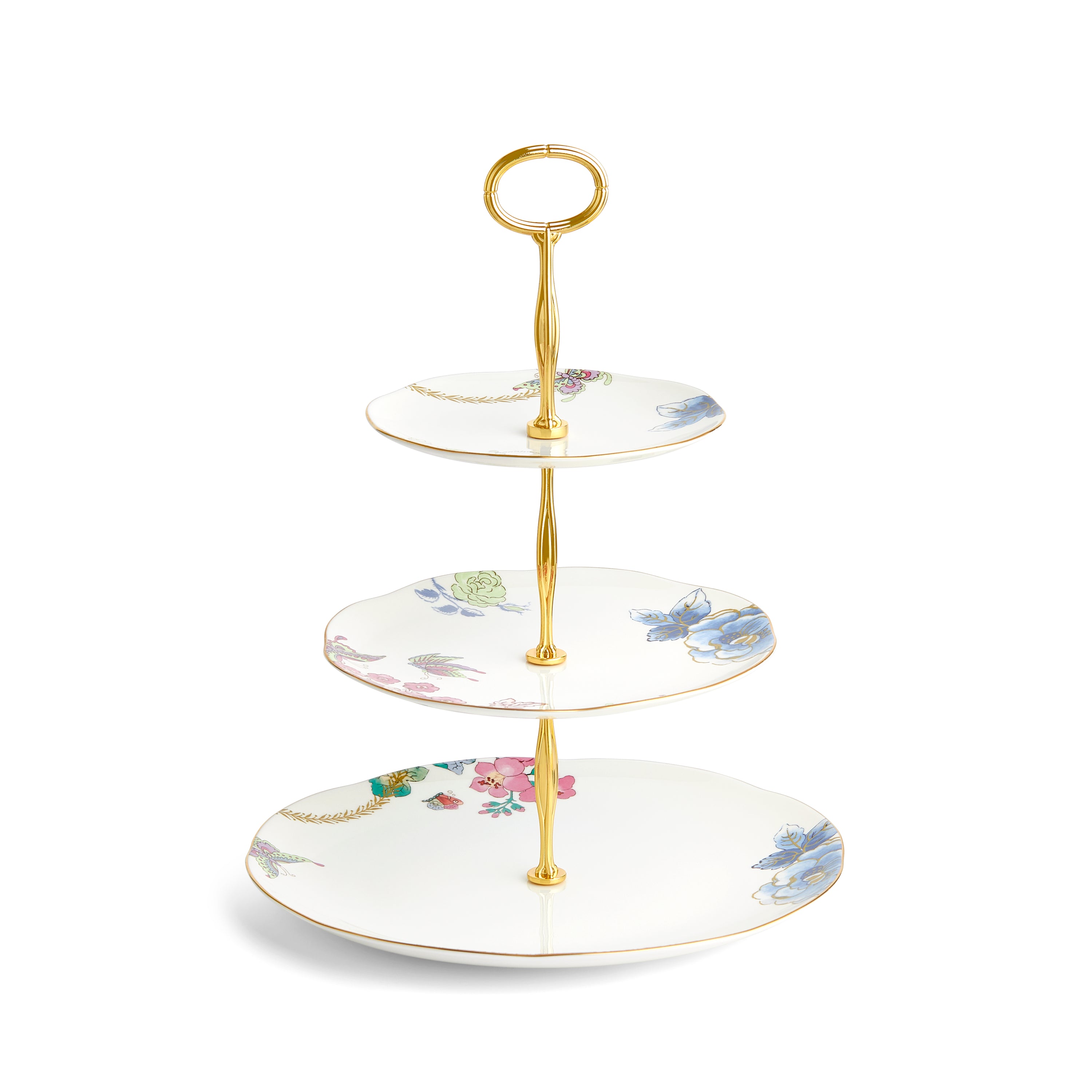 Wedgwood Butterfly Bloom 3-Tier Cake Stand | Elegant Serving Piece ...